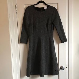 Leota Carly Dress Size M Charcoal Gray A Line